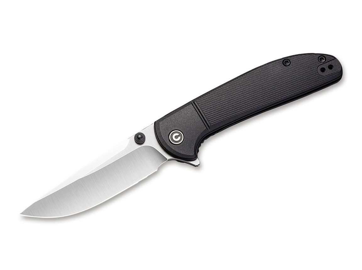 Civivi, Badlands Vagabond Linerlock, Satin blade, Black Handle - 13