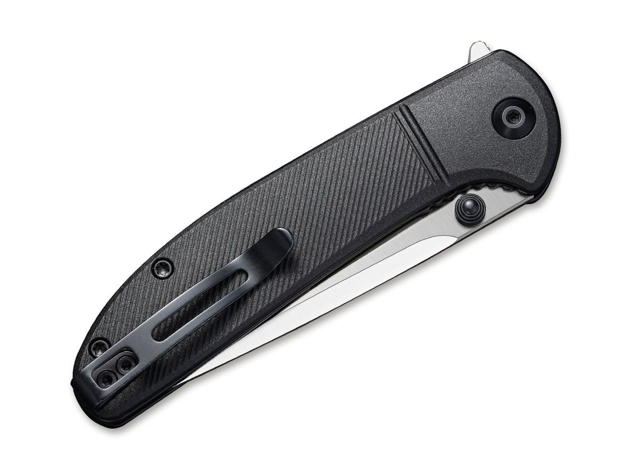 Civivi, Badlands Vagabond Linerlock, Satin blade, Black Handle - 9