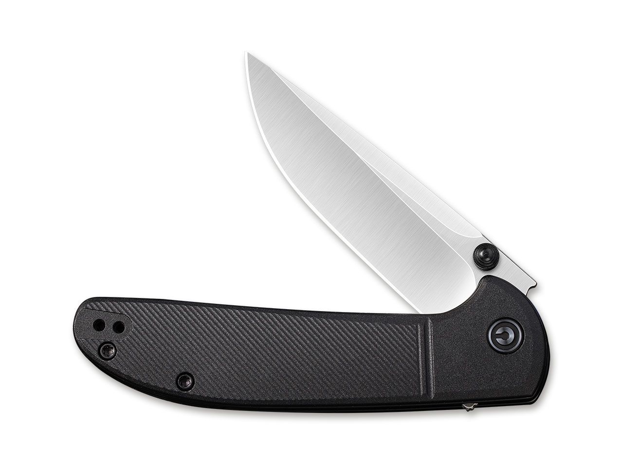 Civivi, Badlands Vagabond Linerlock, Satin blade, Black Handle - 10