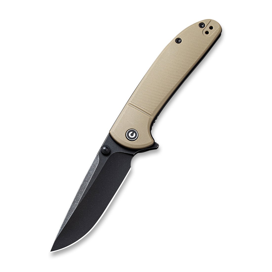 Civivi, Badlands Vagabond Linerlock, Satin blade, Black Handle - 2