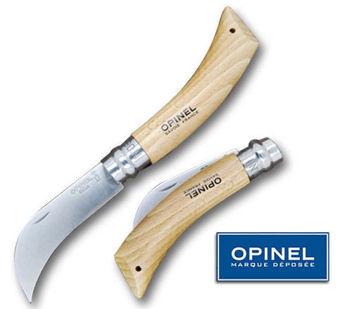 Opinel Pruning Knife, No. 8, Stainless Steel