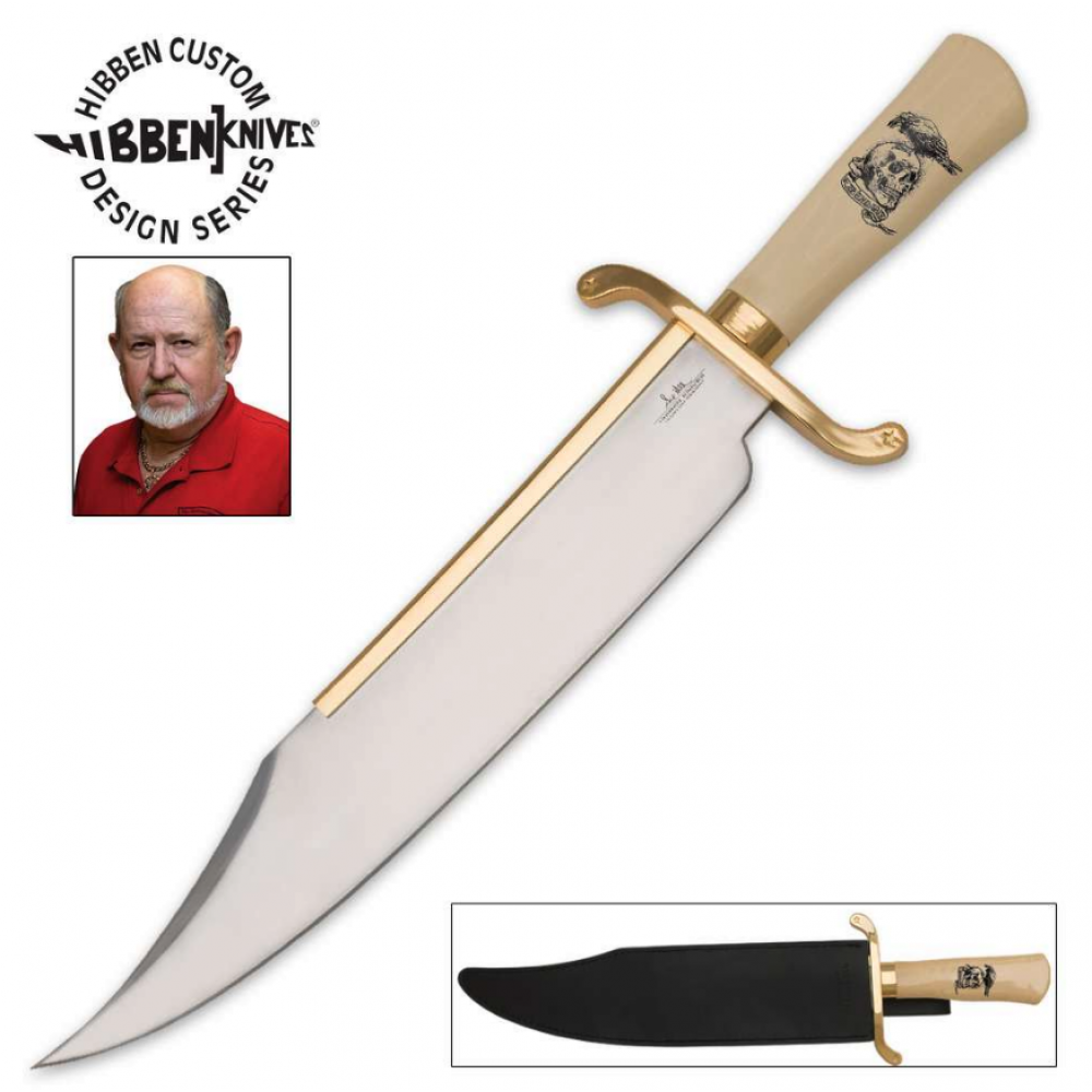 Gil Hibben, 65TH Anniversary Old West Bowie Knife And Sheath - 7