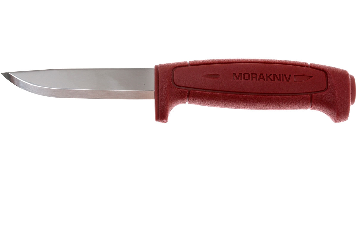 Morakniv, Basic 511, Carbon Steel, Red Handle - 2