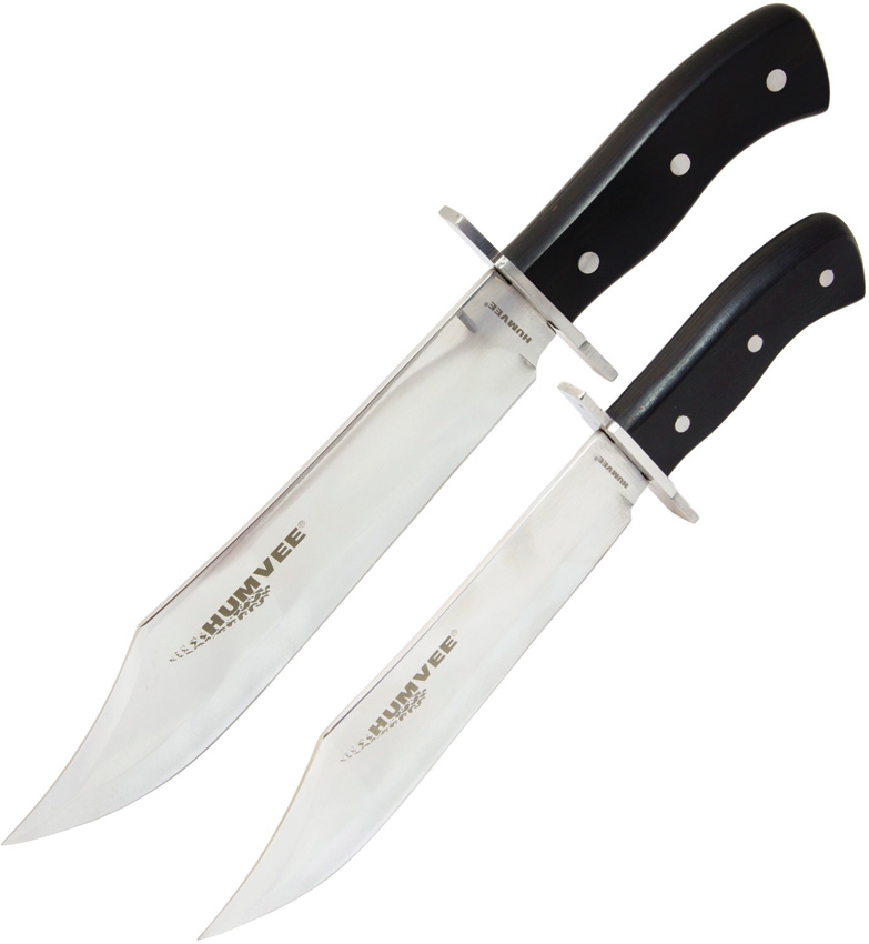 Humvee, Combo Set of 2 Large Bowie knives 