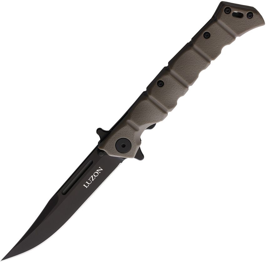 Cold Steel, Luzon Medium , Black Blade, Dark Earth Handle 