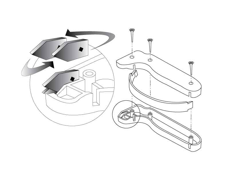 AccuSharp, Replacement Blades - 3