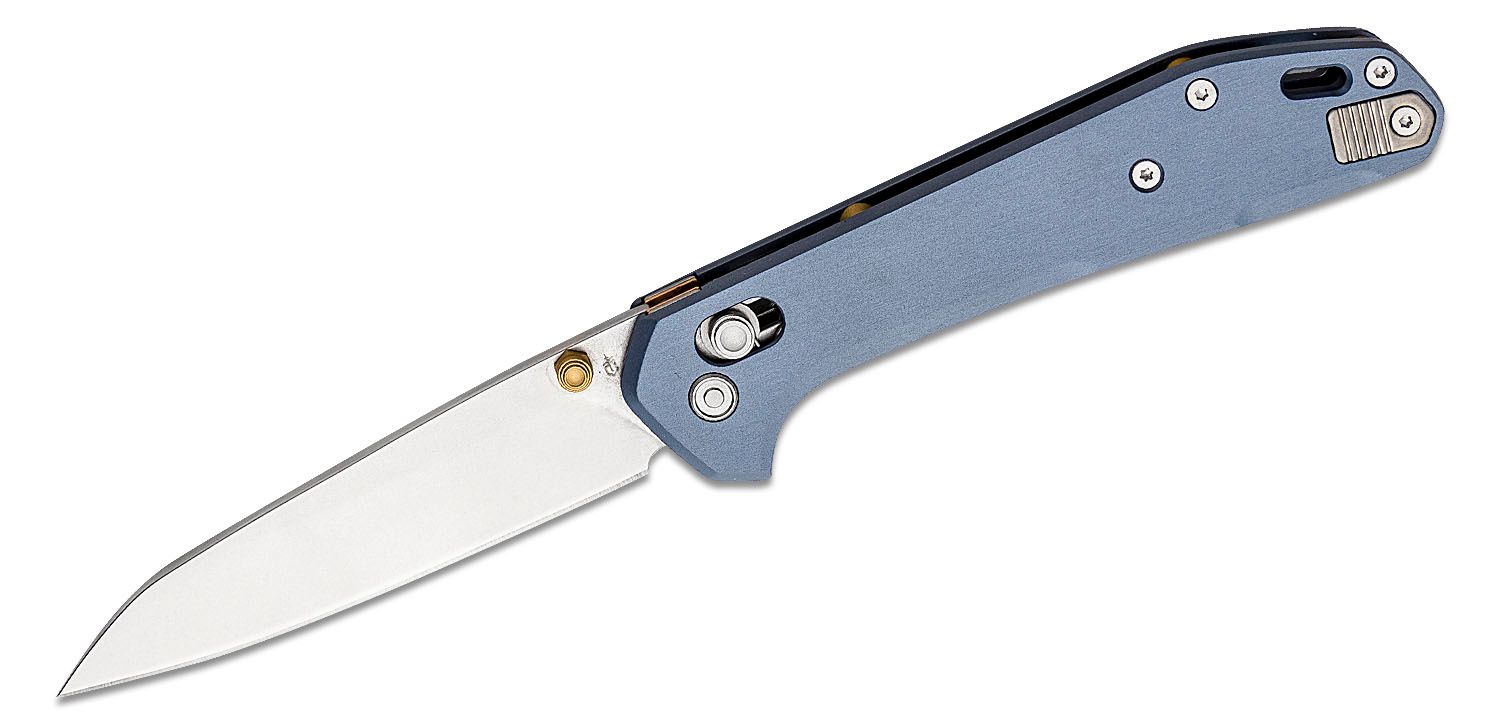 Gerber Savvy Pivot Lock Knife Urban Blue Aluminum (3.5