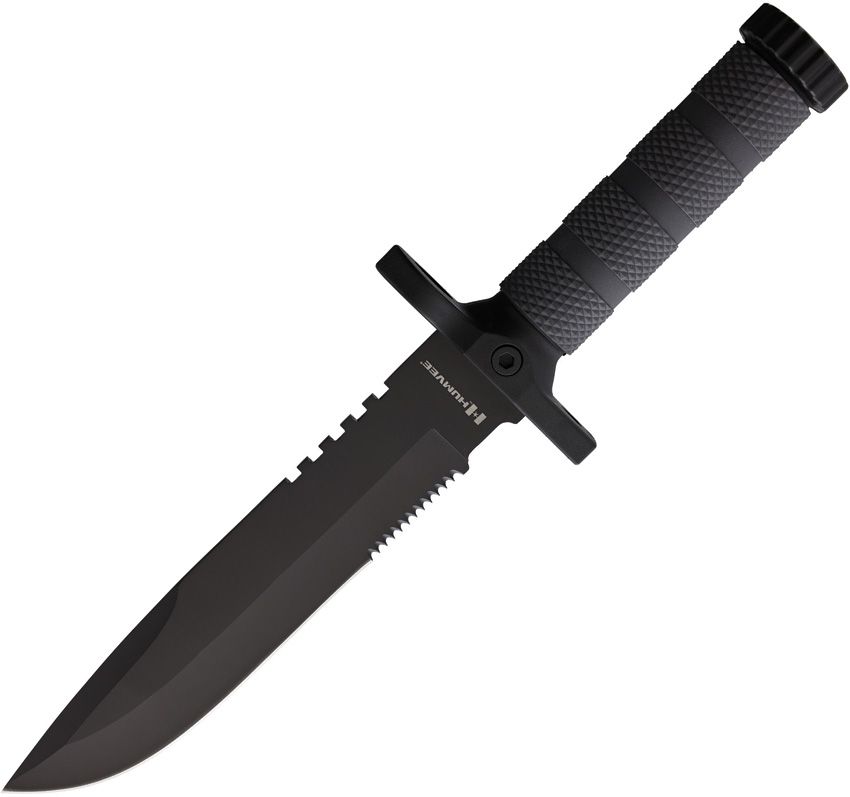 Humvee, Next Gen Survival Knife, Sawback Black, 7.5" blade  - 3