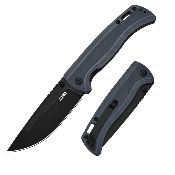 CJRB RESOURCE J1932 AR-RPM9 STEEL G10 HANDLE, BLACK BLADE - 5