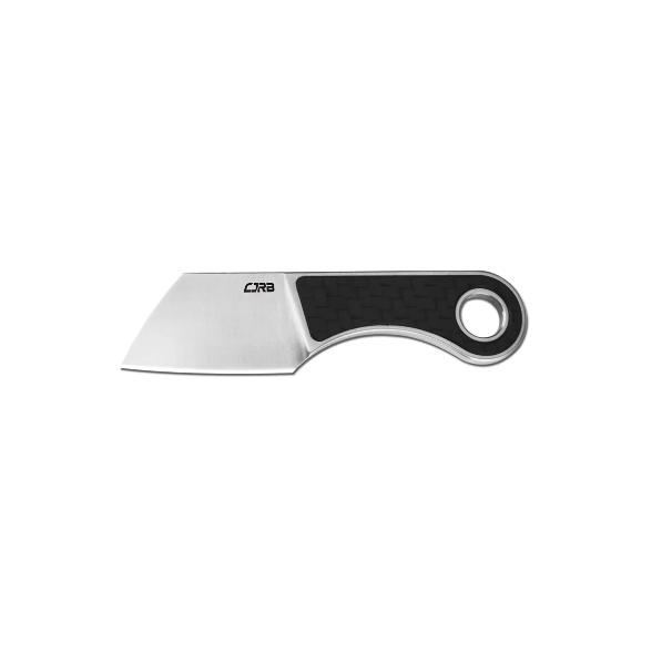 CJRB CHIP J1939 AR-RPM9 STEEL BLADE, CARBON FIBER HANDLE, FIXED BLADE - 2