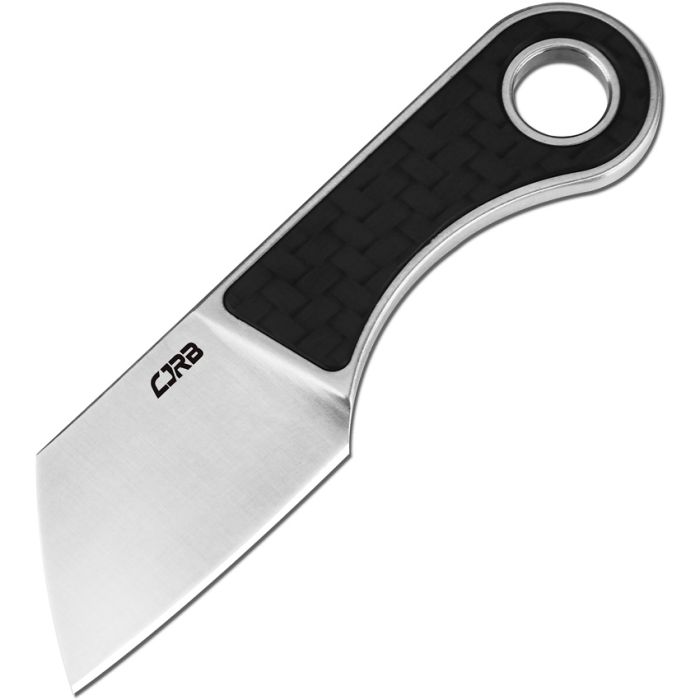 CJRB CHIP J1939 AR-RPM9 STEEL BLADE G10/CARBON FIBER HANDLE FIXED BLADE KNIVES