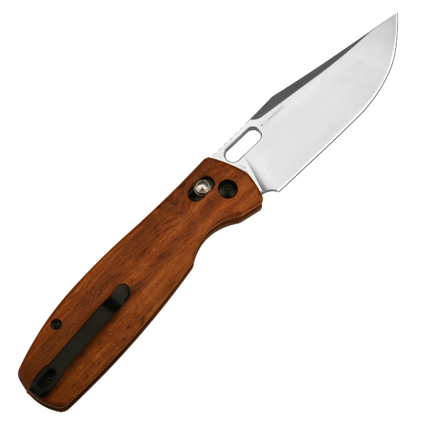 CJRB PRADO J1936 AR-RPM9 STEEL BLADE, ROSEWOOD HANDLE CROSSBAR LOCK FOLDING KNIVES - 7