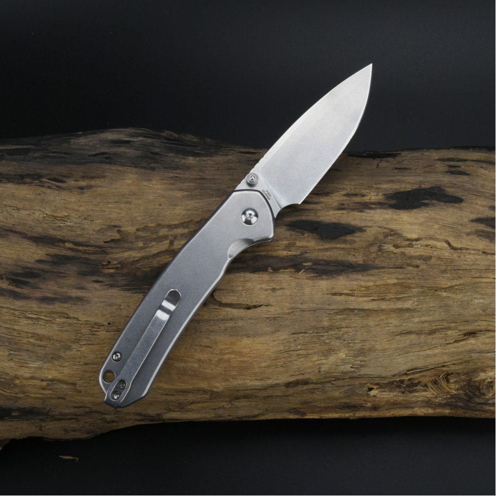 CJRB Cutlery, Pyrite, AR-RPM9, Wharncliffe Blade, Stainless Steel handle - 3