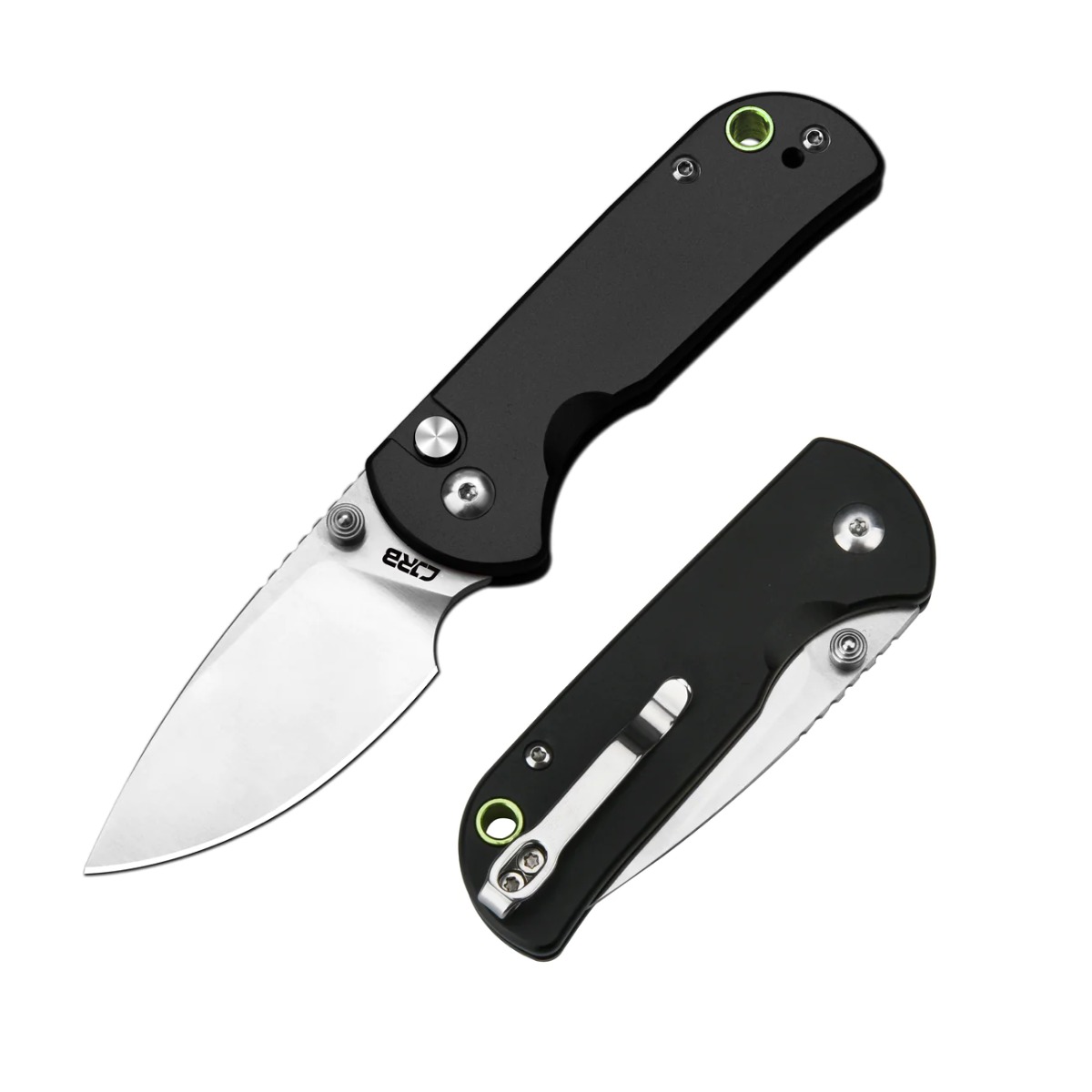 CJRB Cutlery, MICA, AR-RPM9 POWDER STEEL BLADE, BLACK  ALUMINIUM HANDLE FOLDING KNIVES - 1