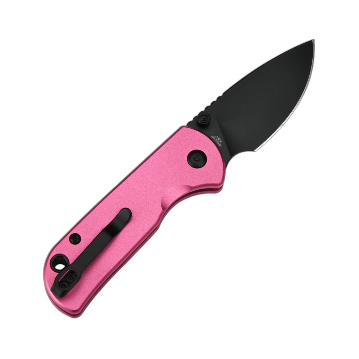 CJRB Cutlery, MICA, AR-RPM9 BLACK POWDER STEEL BLADE, PINK ALUMINIUM HANDLE FOLDING KNIVES - 3