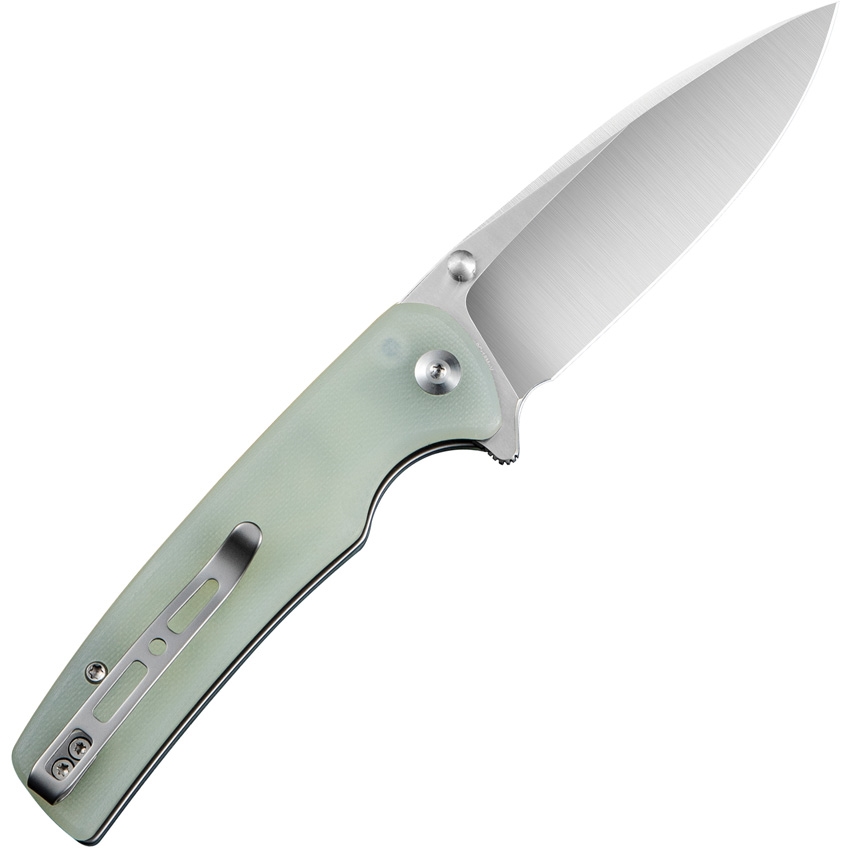 Sencut, Sachse, Button Lock, Natural  G-10 Handle  - 3