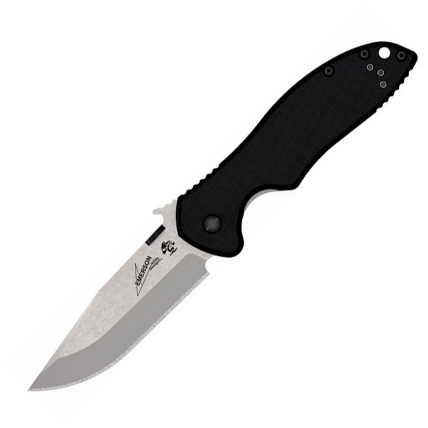 Kershaw, Emerson CQC-7K Framelock, Black Clippoint Blade