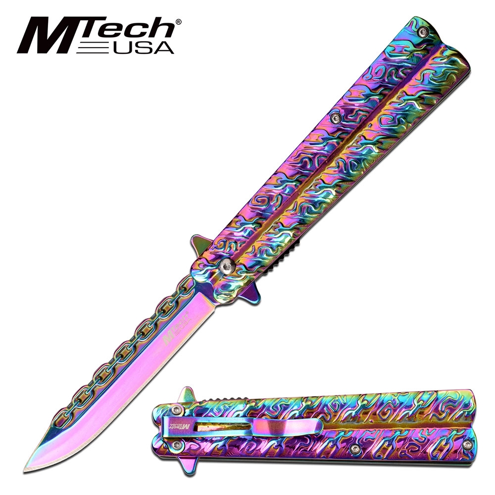 M-Tech, Flame Rainbow, Linerlock a/o - 2