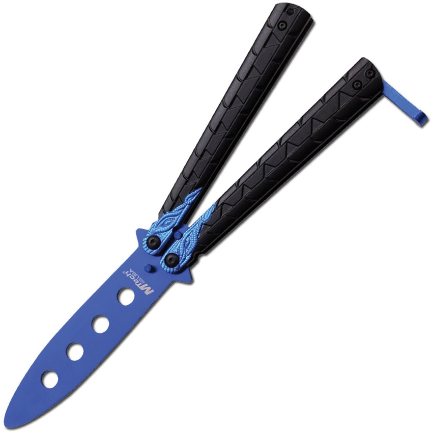 MTechAluminium Balisong Trainer, Blue - 2