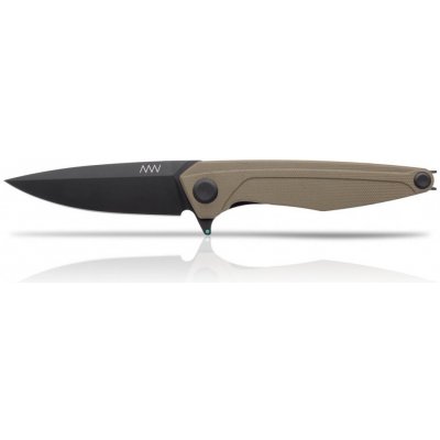 ANV Knives, Z300, Black, Olive Green Handle, Linerlock